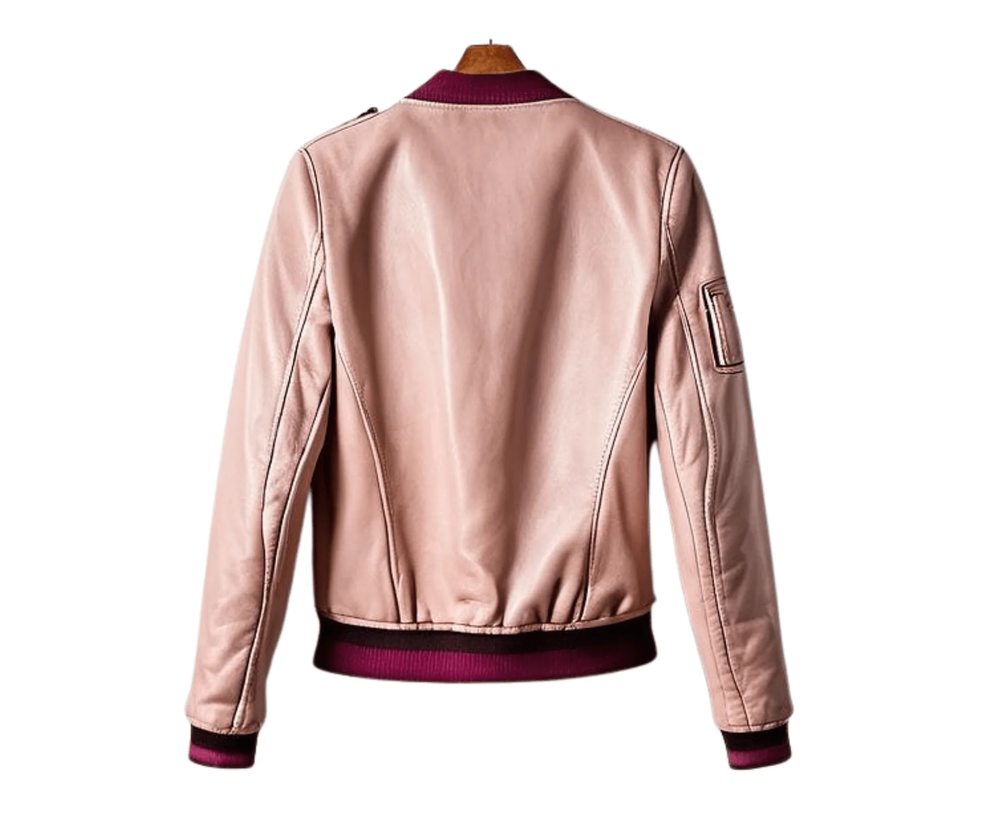 INHIDE Nova Women's Premium Leather Bomber Jacket - Изображение 2
