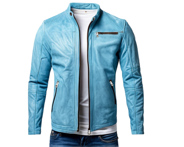 INHIDE SleekEdge Men's Premium Suede Leather Jacket