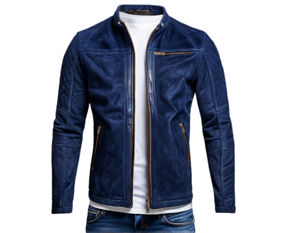 INHIDE SleekEdge Men's Premium Suede Leather Jacket
