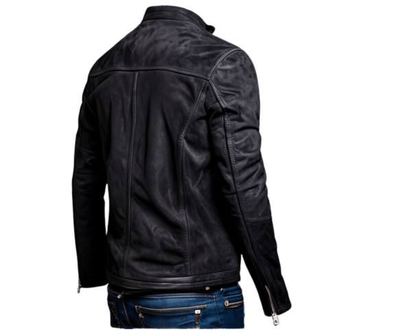 INHIDE SleekEdge Men's Premium Suede Leather Jacket – Bild 3