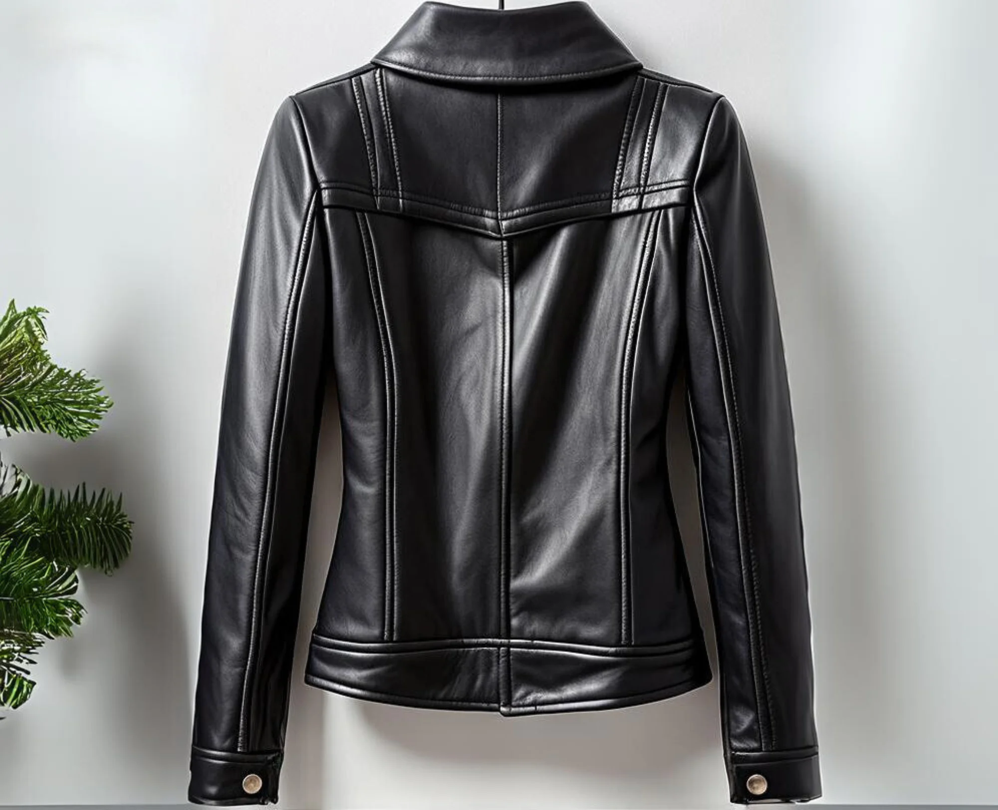 INHIDE Roxy Women's Premium Leather Jacket - obrazek 2