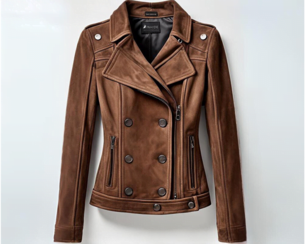 INHIDE Women's Premium Suede Leather Jacket